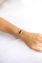 Load image into Gallery viewer, 4-Lava Black Chain Bracelet